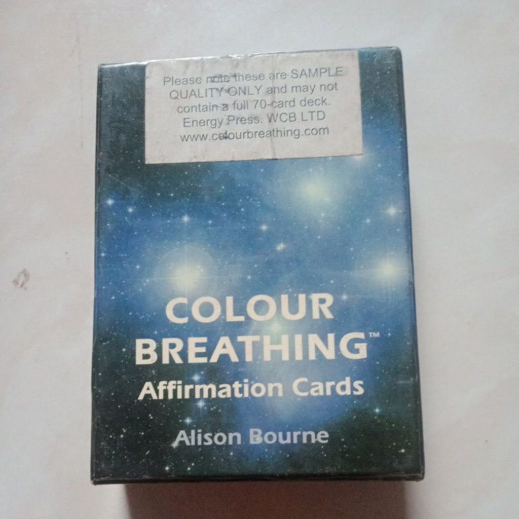 Buku Colour breathing affirmation cards