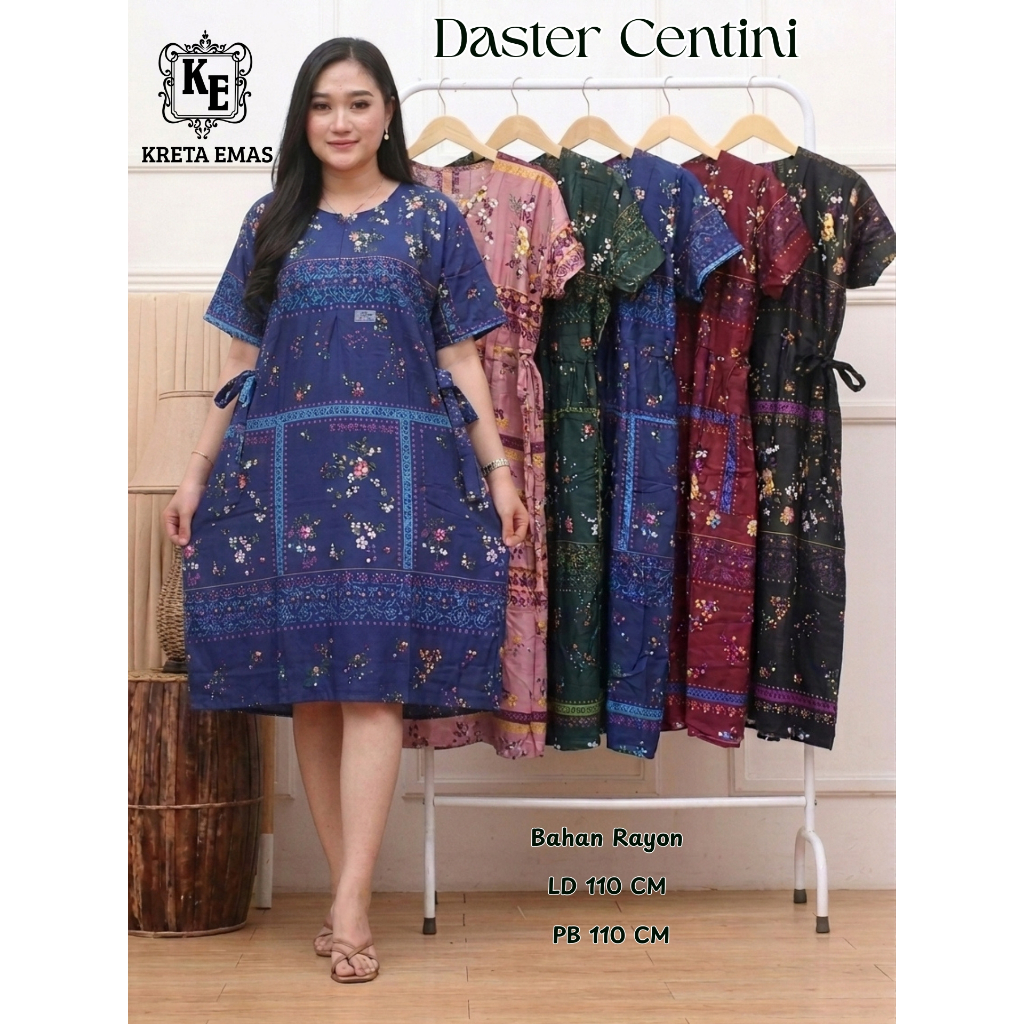 DASTER CENTINI SEKAR ASRI DASTER SOLO PREMIUM Babydoll Pakaian Daster Busui Jumbo Daster Busui Bahan