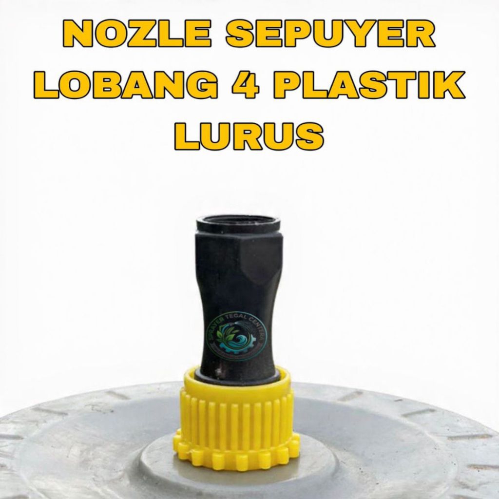 NOZLE SPUYER 4 LOBANG LURUS DX PLASTIK