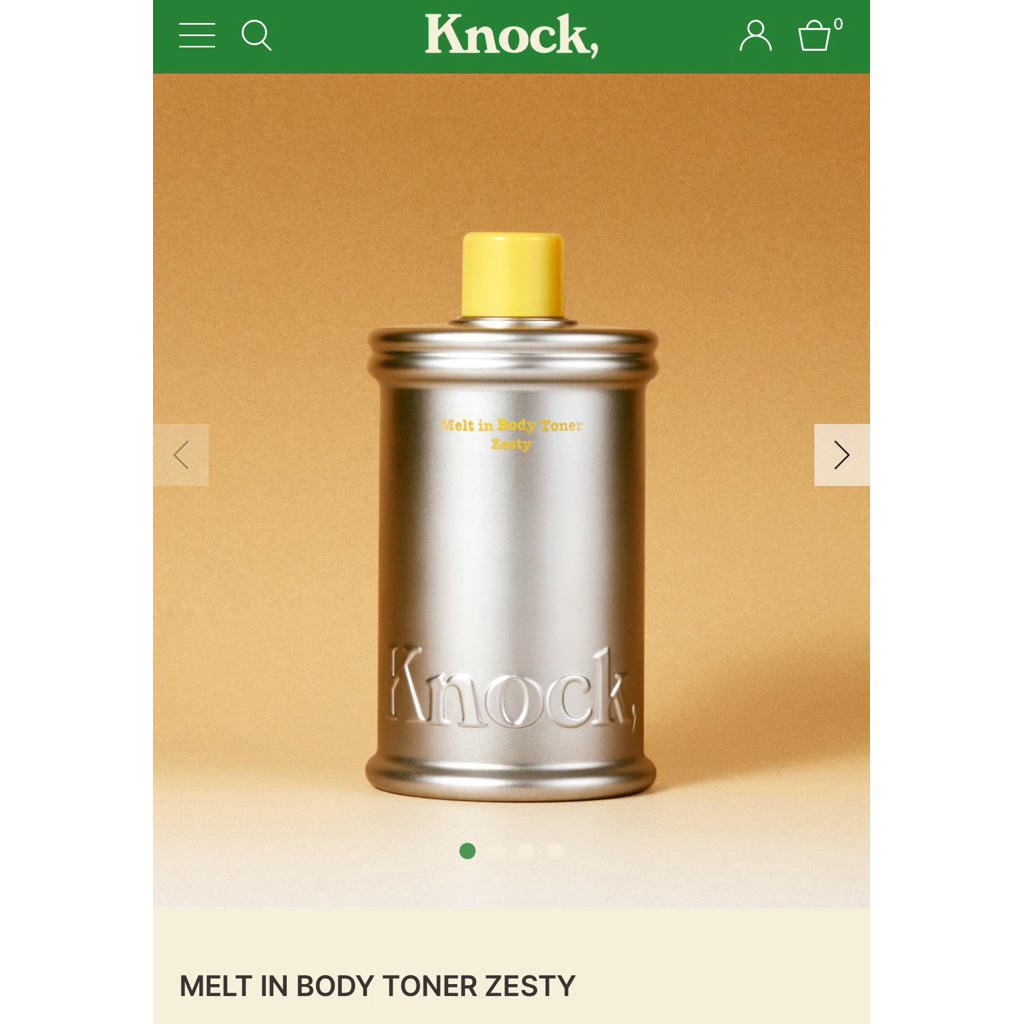 Knock Zesty Toner 300ml