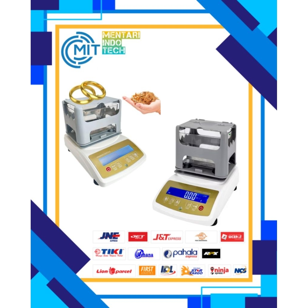 Timbangan Emas/Perak/Platinum Digital Kapasitas 1,5kg Alat Uji Kadar Emas Otomatis