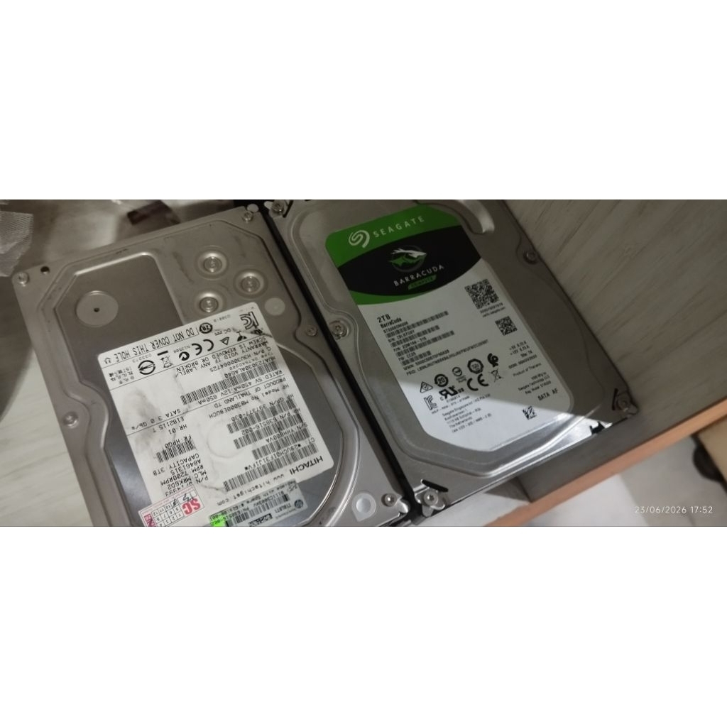 Harddisk rusak hdd 2tb tidak detek sentinel 0