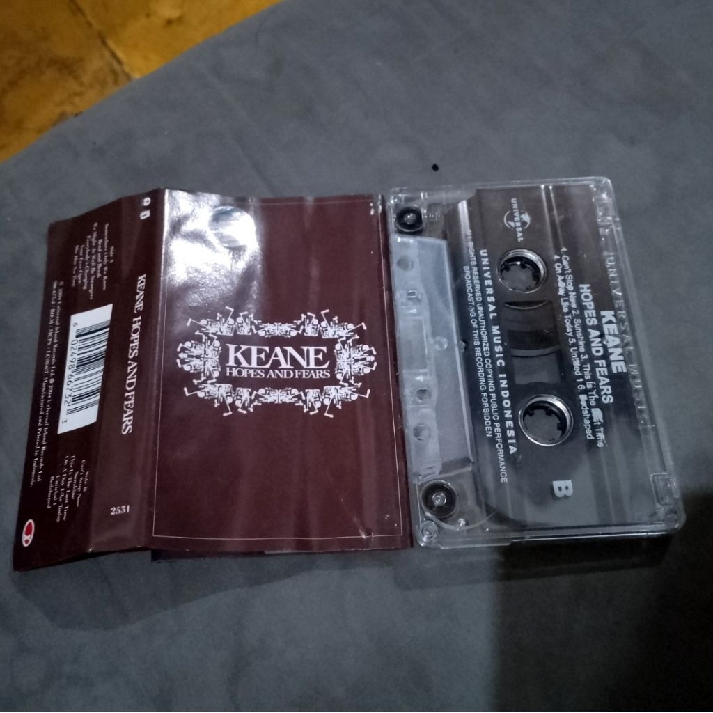 Kaset Pita: Keane-Hopes And fears