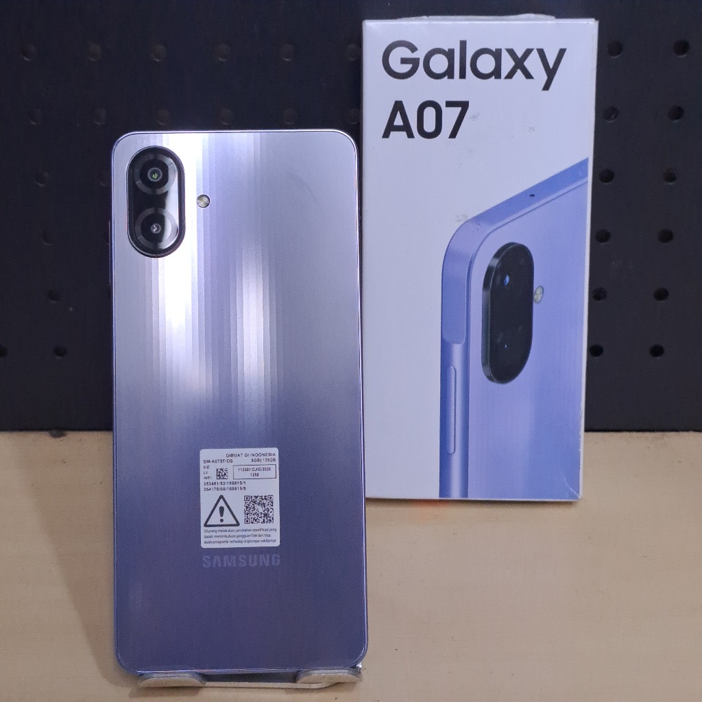 SAMSUNG A07 6/128GB SECOND FULLSET BERGARANSI