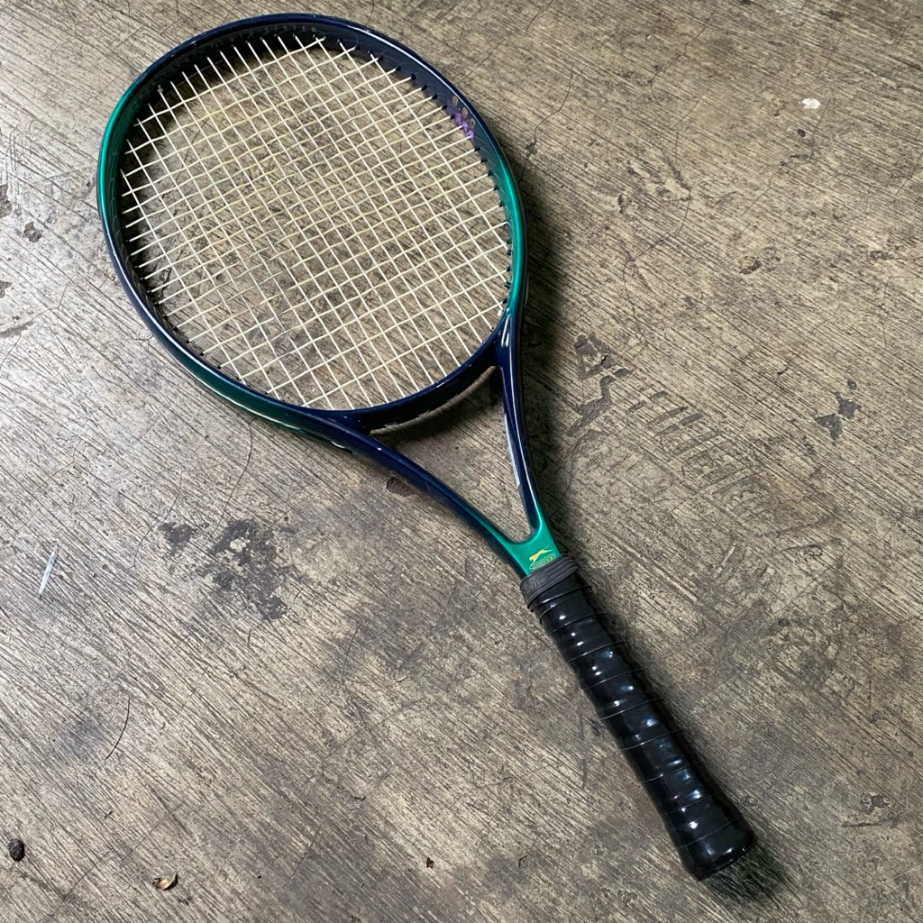 raket tenis slazenger power check 300gram mulus siap pakai