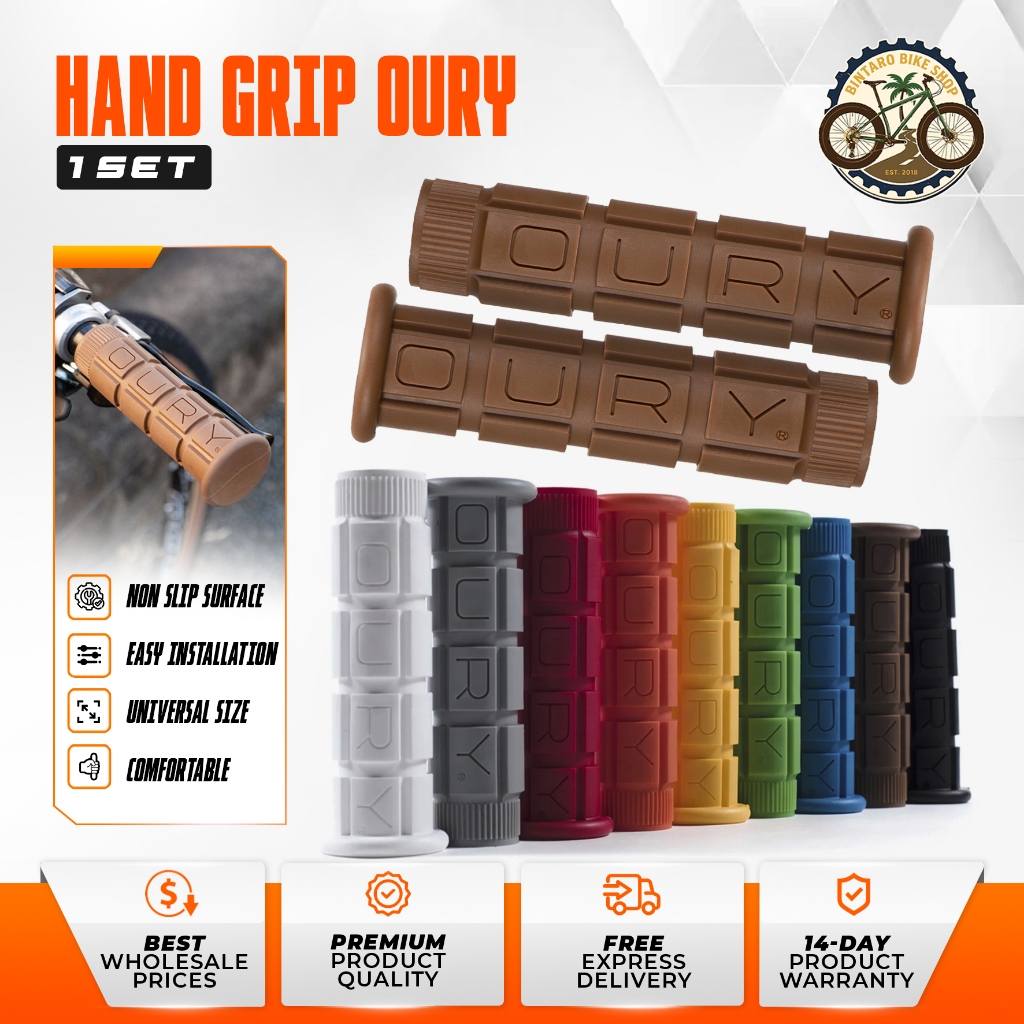 Hand Grip Sepeda Grip OURY Single Compound MTB Federal Surly  Sepeda Lipat Fixie Comuter Bike Minive