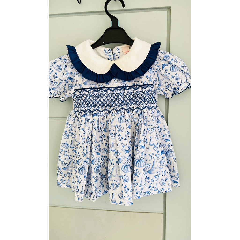Smockingbird smocked dress - DEAR GG Pink Smocked Dress