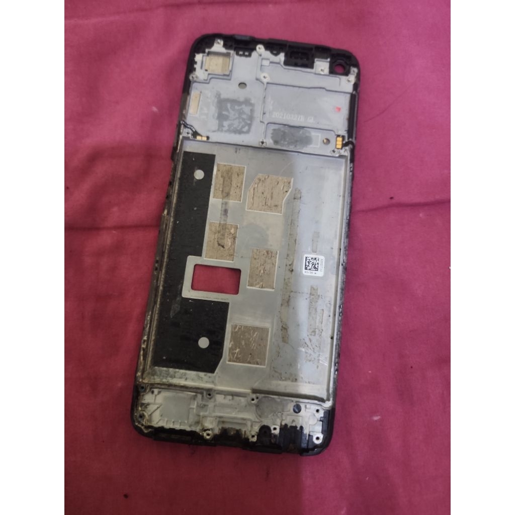 Oppo A54 Frame Bazel tulang tengah Lcd Copotan ori
