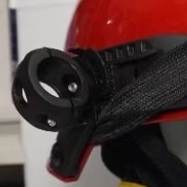 Helm pemadam kebakaran dan rescue breket senter