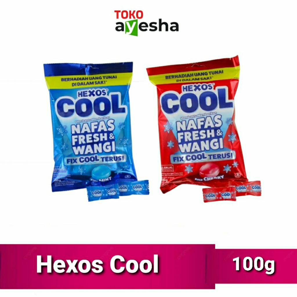 Hexos Cool Permen Mint 100 gr