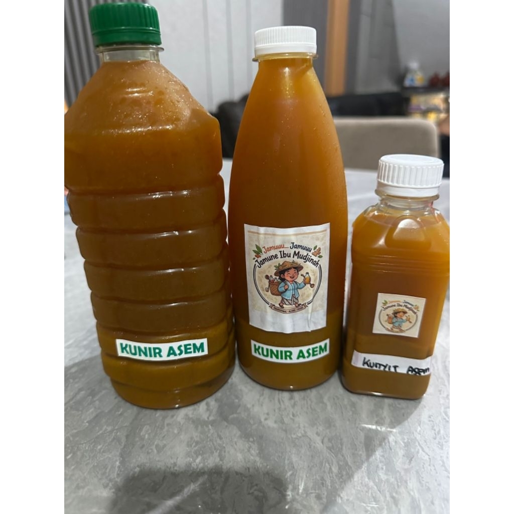 Jamu Segar Kunyit Asem, Gula Asem, Beras Kencur