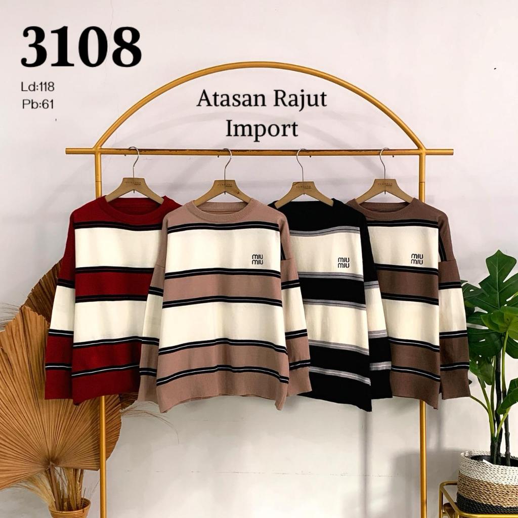 VANESSA VNS ATASAN RAJUT IMPORT LD 104CM PB 58CM IMPORT BKK PREMIUM