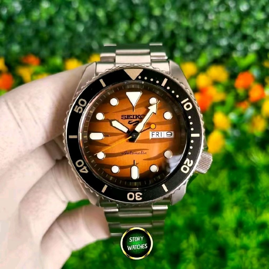 SEIKO Indonesia Exclusive SRPL45 SRPL45K1 Harimau Sumatera Sumatran Tiger Special 5 Sports Automatic