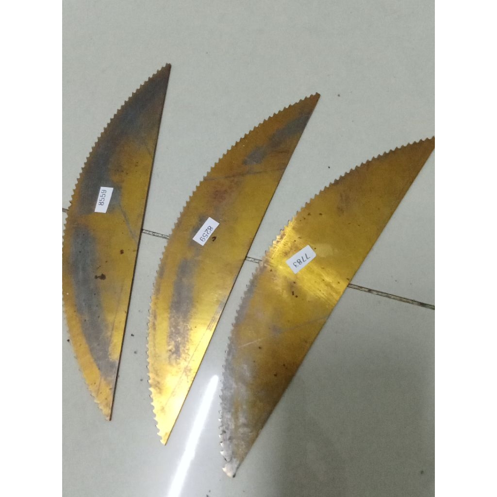 Baja HSS DM05 Julia Gold Original Bahan Pisau Dapur Potong Mutik Fillet Raut Iris Rajang Code 8559 8