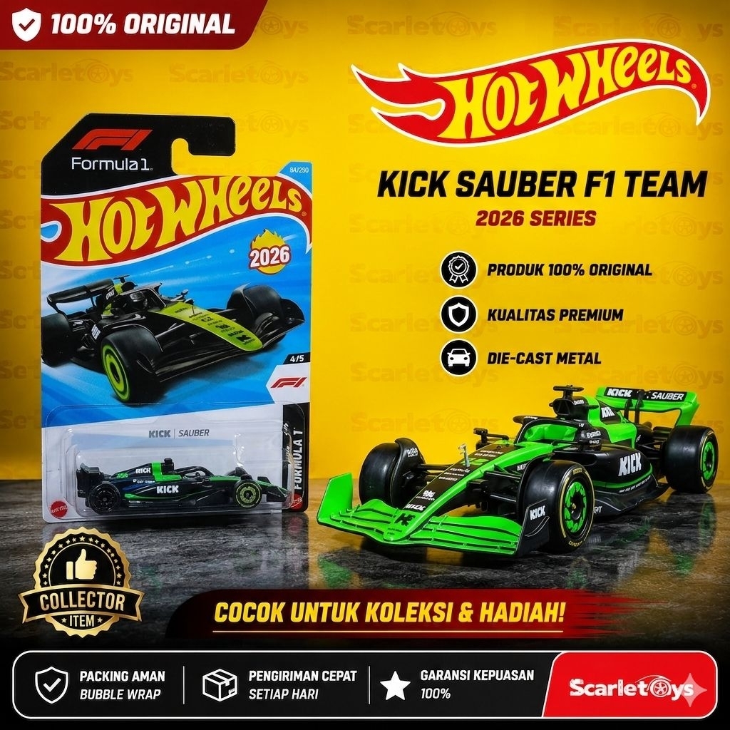 hotwheels f1 kick Sauber team