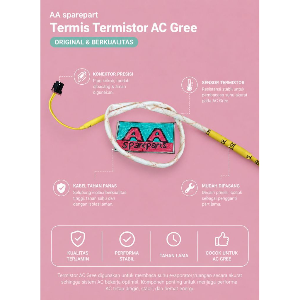 Termis AC Gree / Thermistor AC Gree
