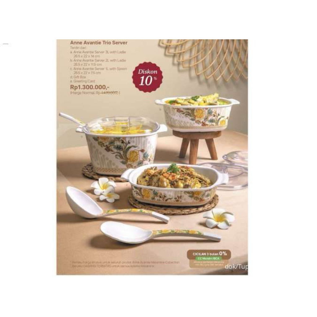Tupperware Sale Melamine Server Anne Avantie