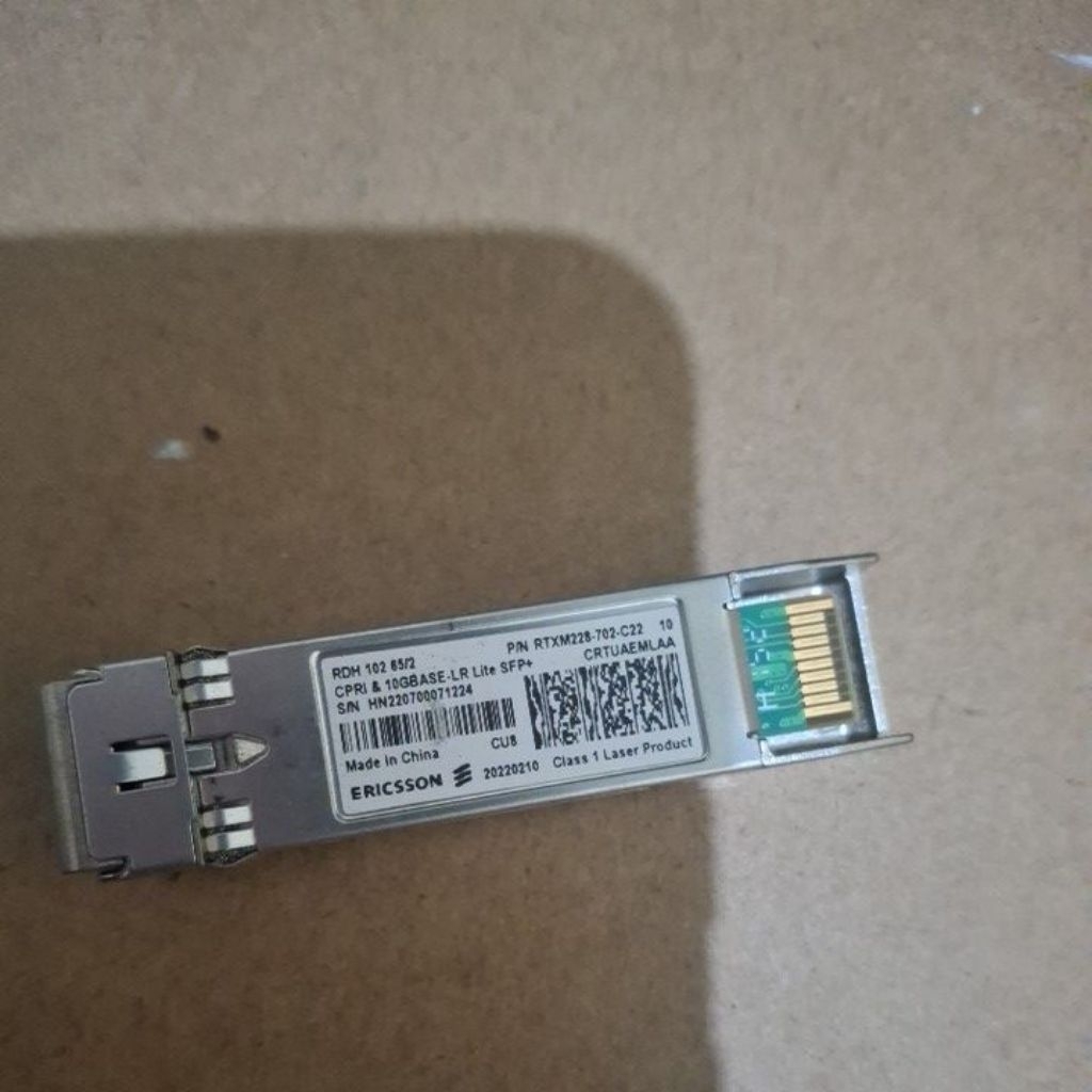SFP+ 10G 1310nm 10KM ERICSSON ORIGINAL SINGLEMODE LC DUPLEX