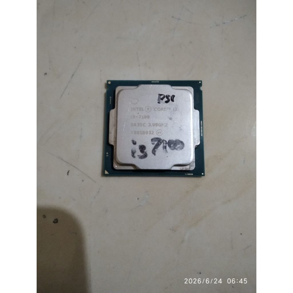 Processor i3 7100 gen7, soket 1151, Garansi dan Normal..
