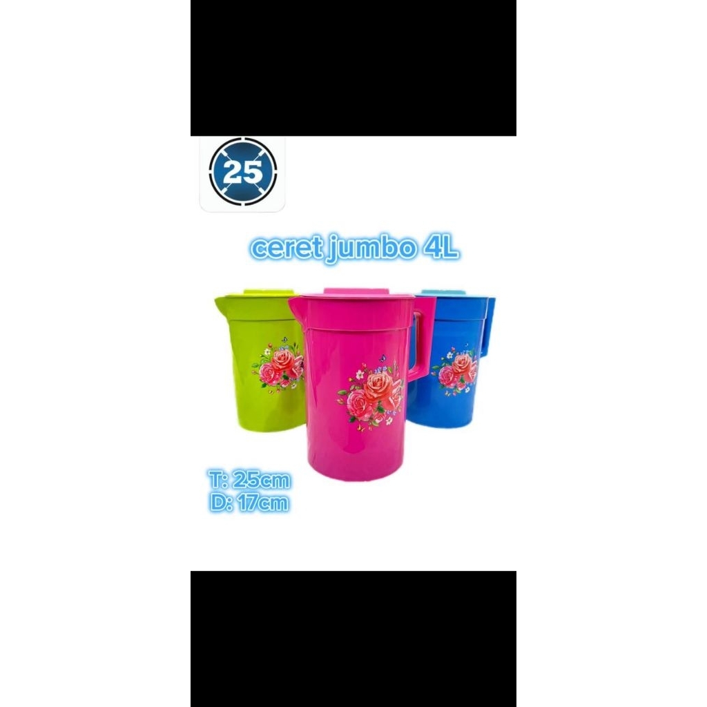 Eskan/Ceret Plastik Jumbo (4 LITER) /Pc