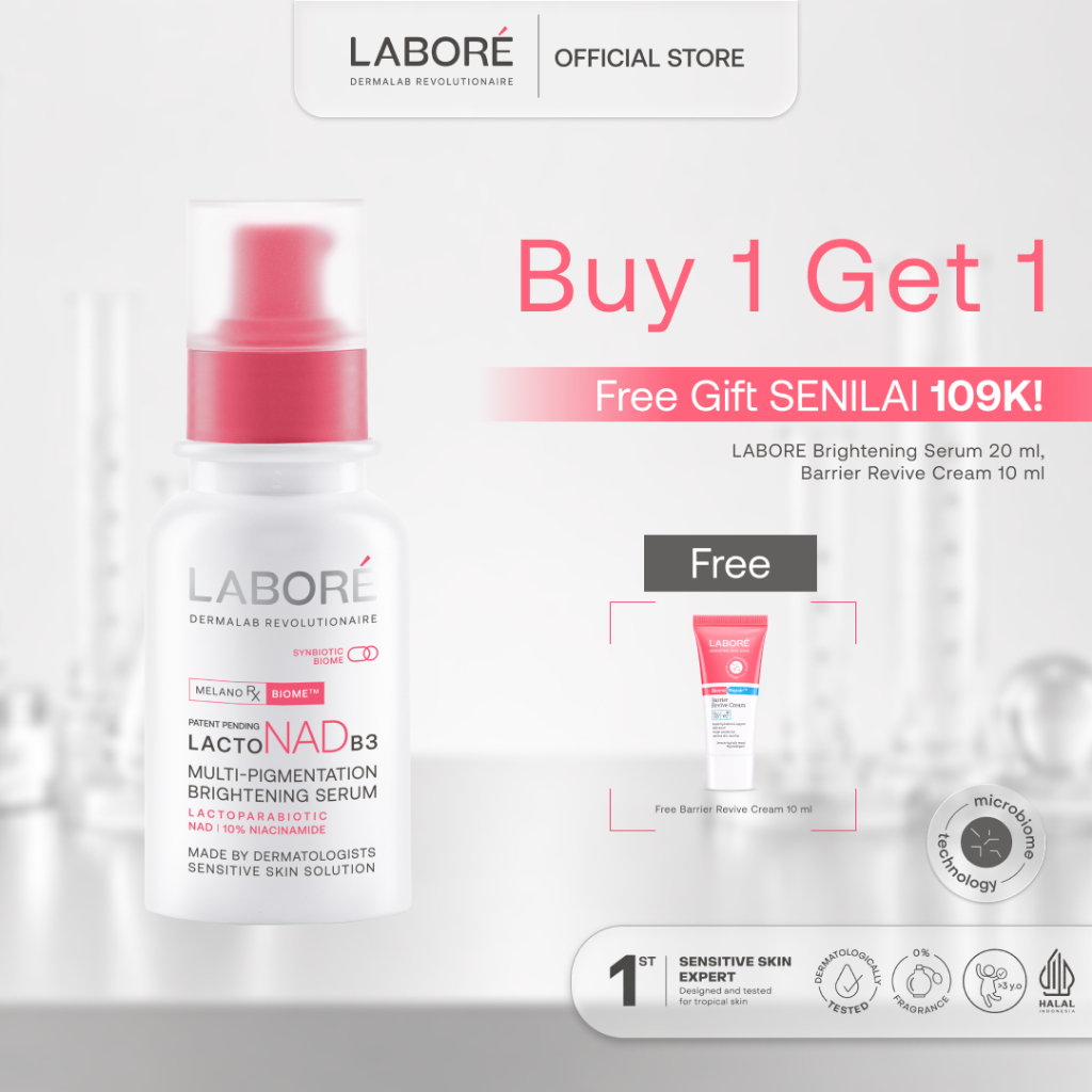LABORÉ Multi-Pigmentation Brightening Serum-Dermalab Revolutionaire Serum Brightening Serum Pencerah