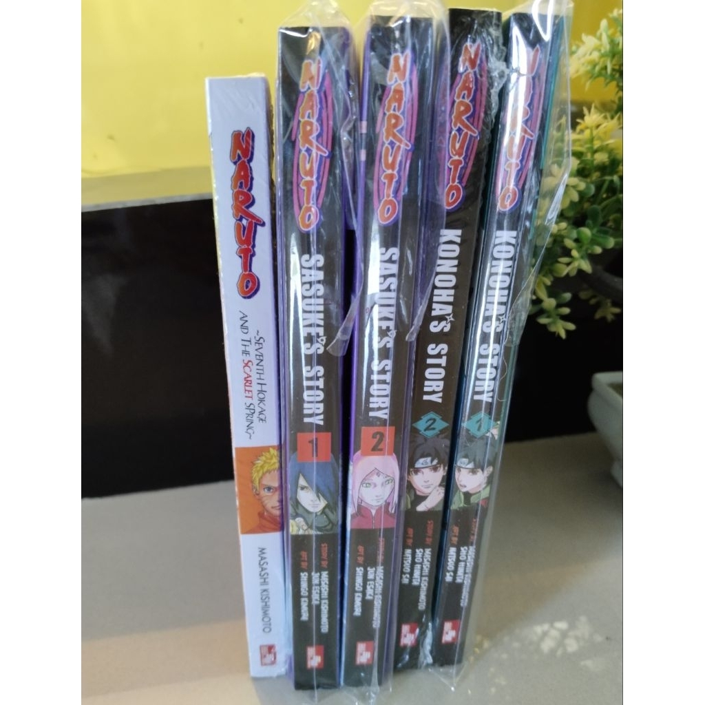 komik naruto sevent hokage, sasuke side story, konoha story, harga untuk 1 set ya kak