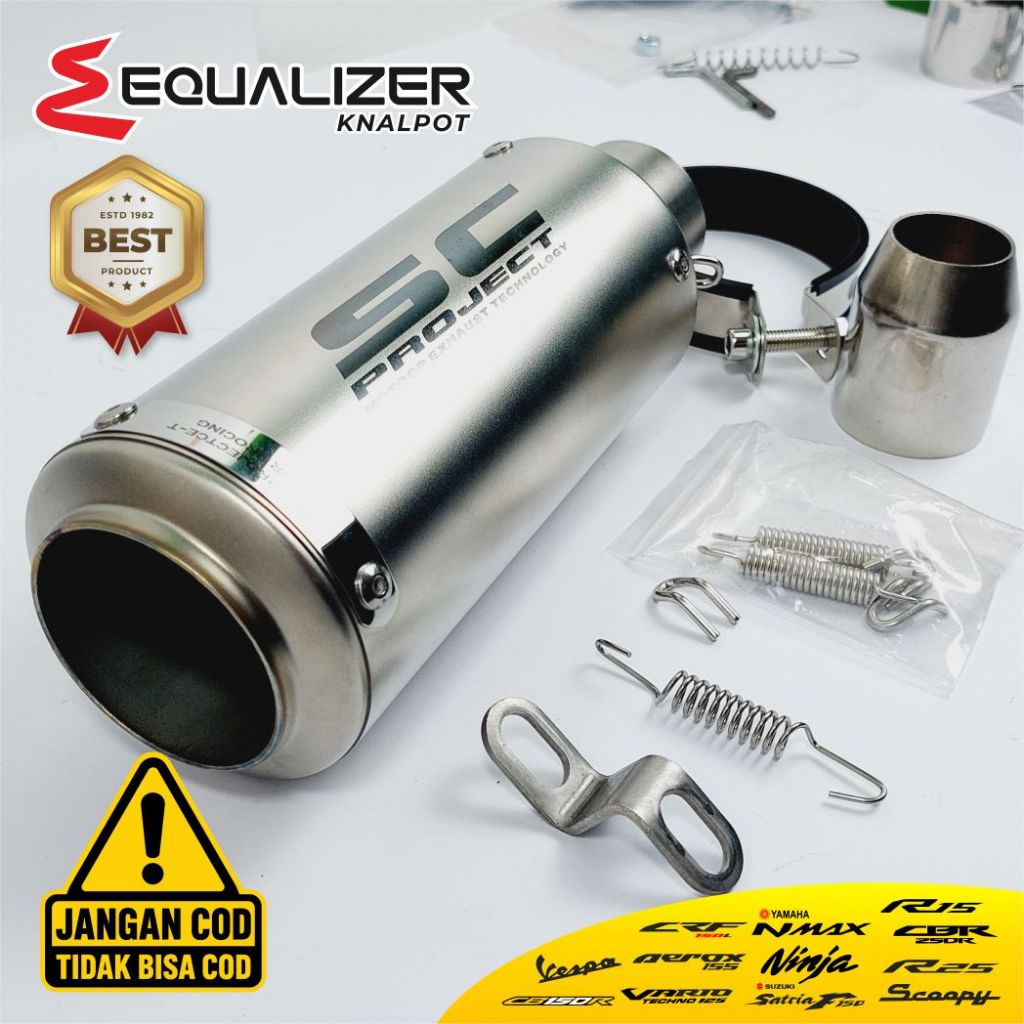 Knalpot Motor Racing IMPORT Taiwan SC Project Titan - Silencer Only