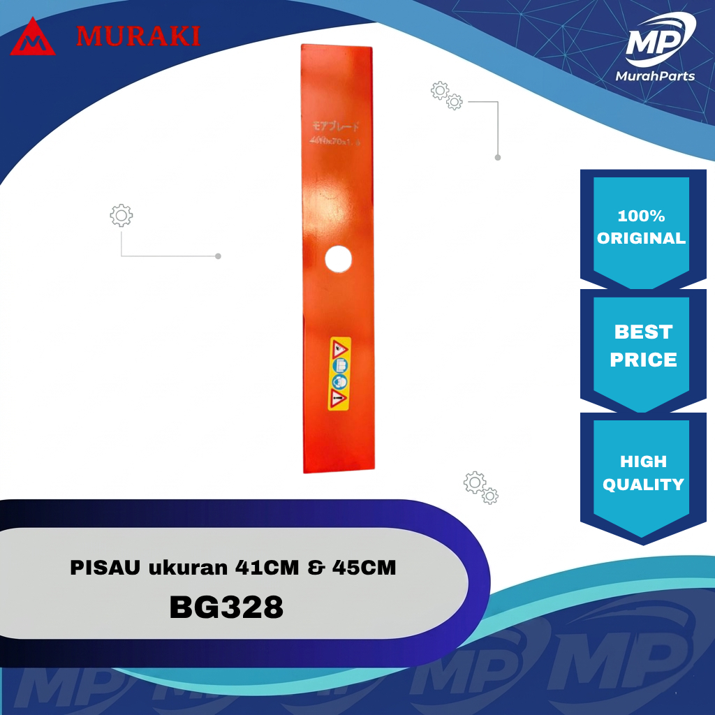Pisau Parangan Potong Rumput / PISAU MODEL PANJANG / BRUSH CUTTER 318 328 338 41CM DAN 45CM