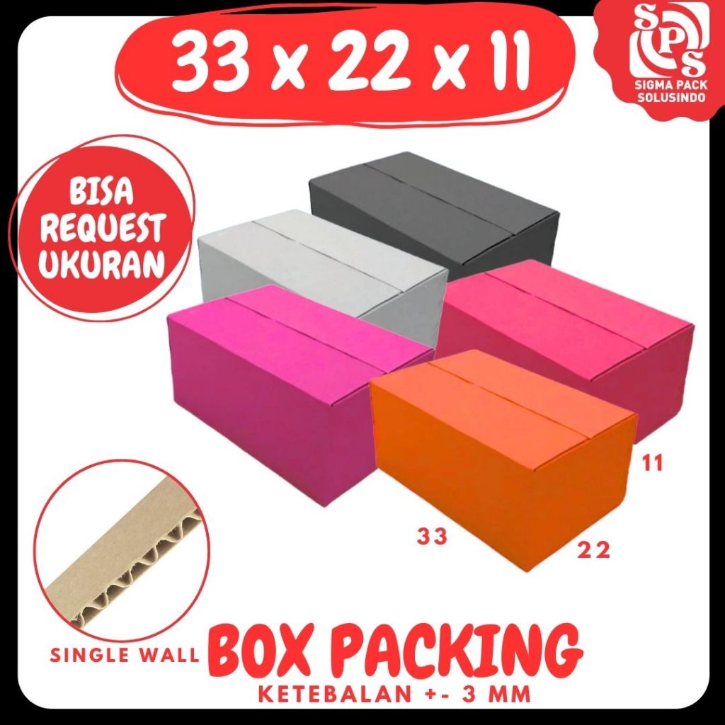 Kardus 33x22x11 Box 33x22x11 Dus Boneka 33x22x11 Kotak Kado Hadiah Botol Zigma Pack