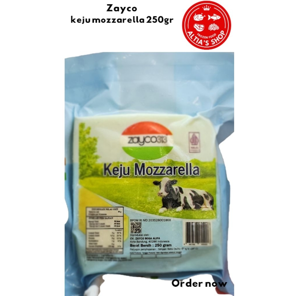 zayco keju mozzarella /keju mozzarella 250gr