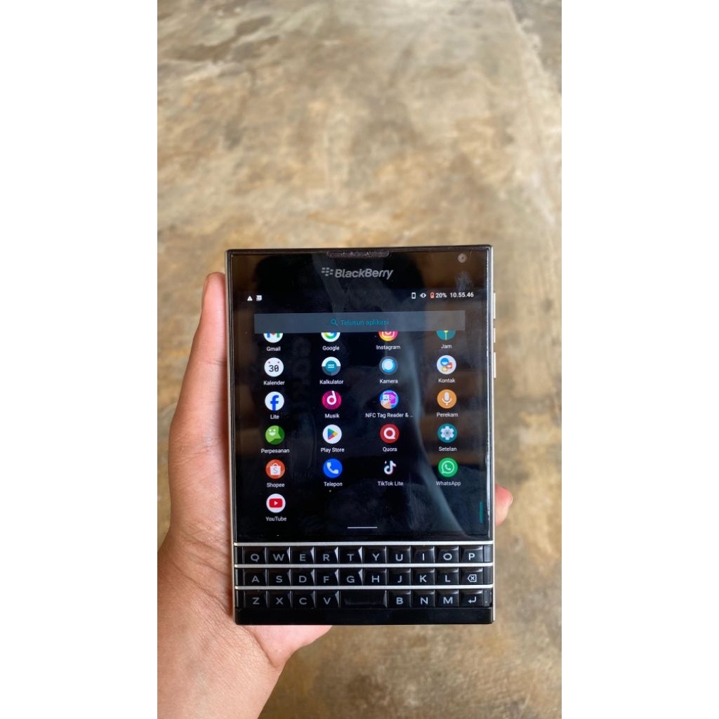 blackberry passport sudah android normal(128gb)