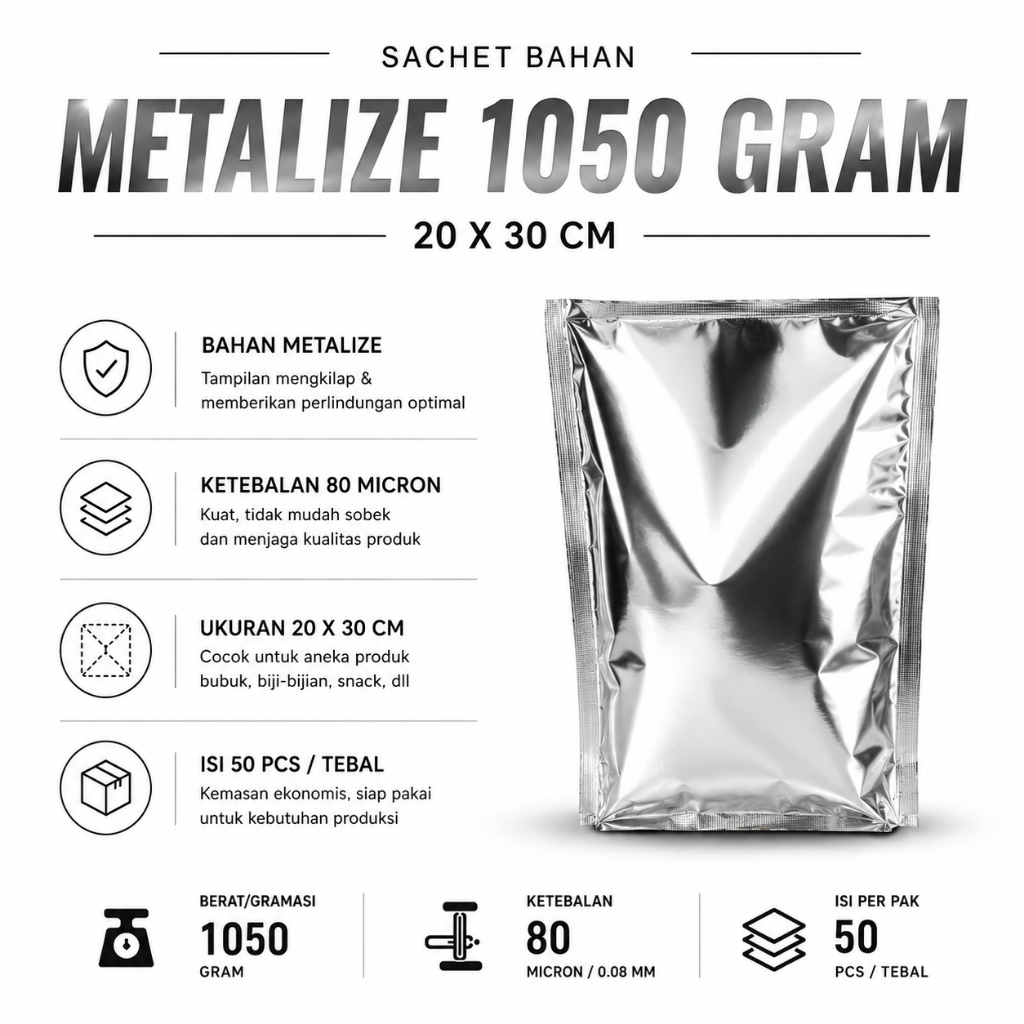 ALUMINIUM POWDER 1 KG jasa kemasan sachet ALUMINIUM pelastik alumunium foil