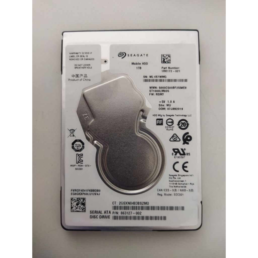HDD SEAGATE 1TB