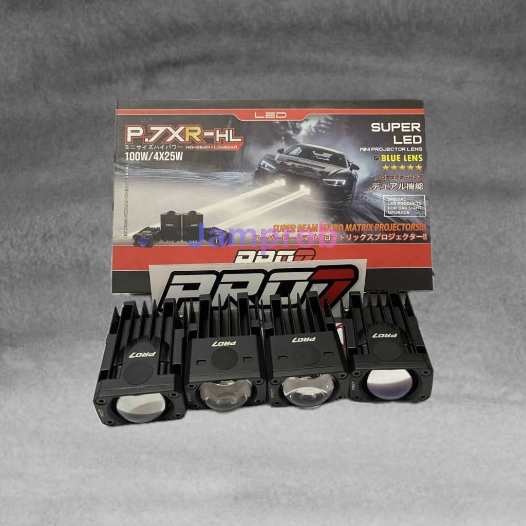 Laser LED highbeam lowbeam Pro7 P7xr-HL / laser LED highbeam lowbeam/ mini projie mobil / lampu temb