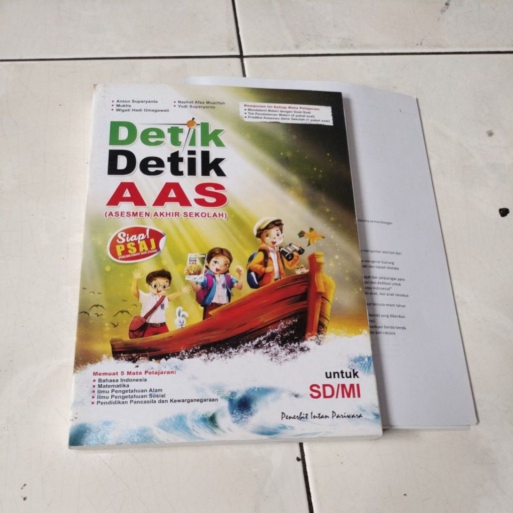 detik detik AAS + kunci jawaban untuk SD