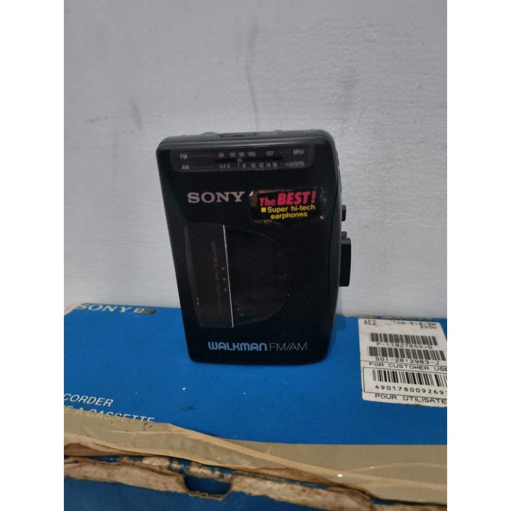 walkman kaset pita retro vintage sony wm fx10