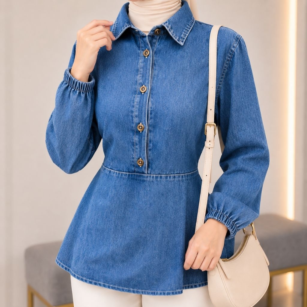 Atasan Kemeja Blus Wanita Levis