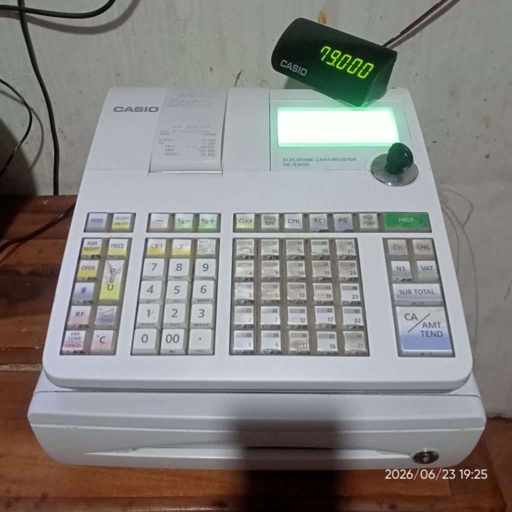 Mesin Kasir Casio S300 Second