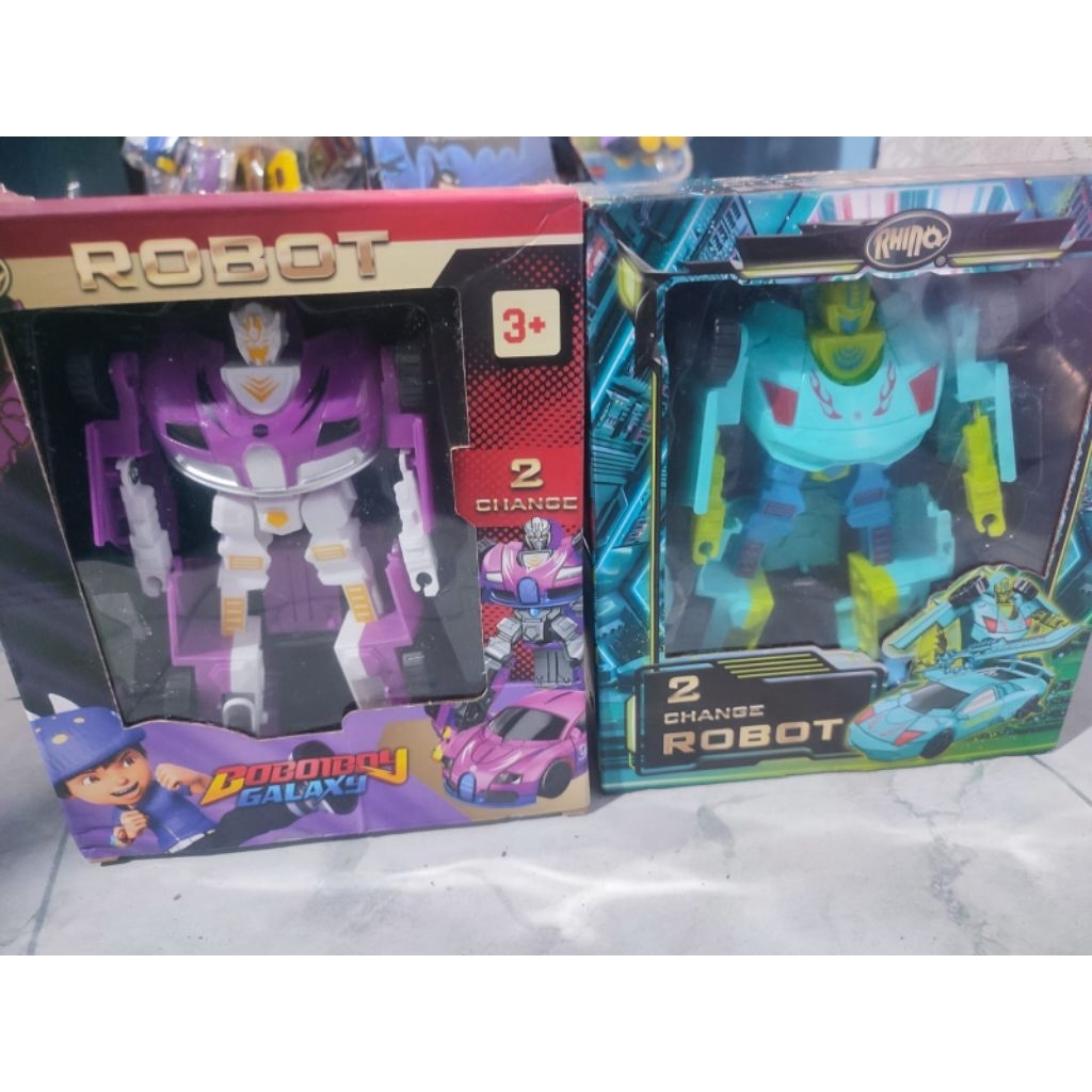 Rhino Robot mobil mainan anak