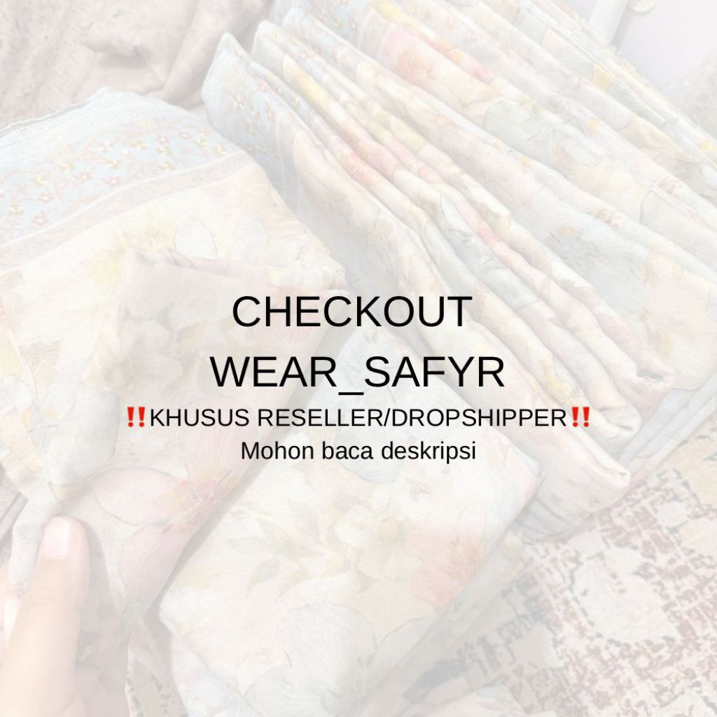 checkout khusus reseller/dropshipper | baca deskripsi