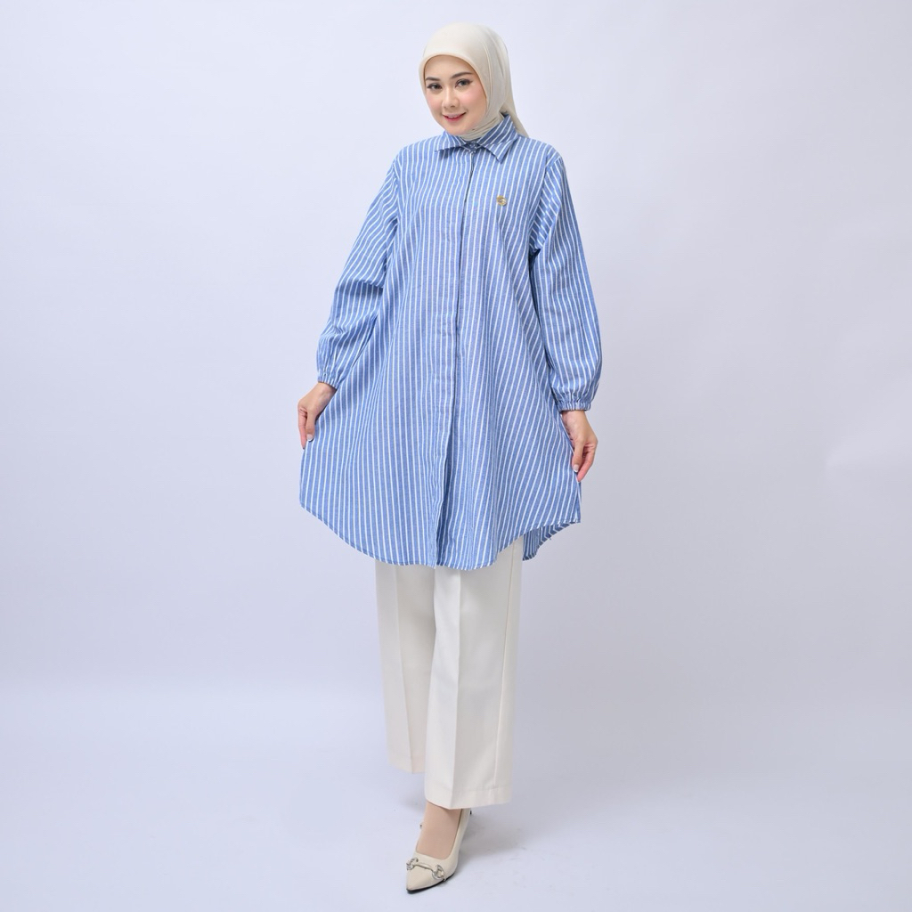SASEN BASIC-TUNIK SALUR-TUNIK STRIP-TUNIK GARIS-TUNIK DUBAI-TUNIK KECE-