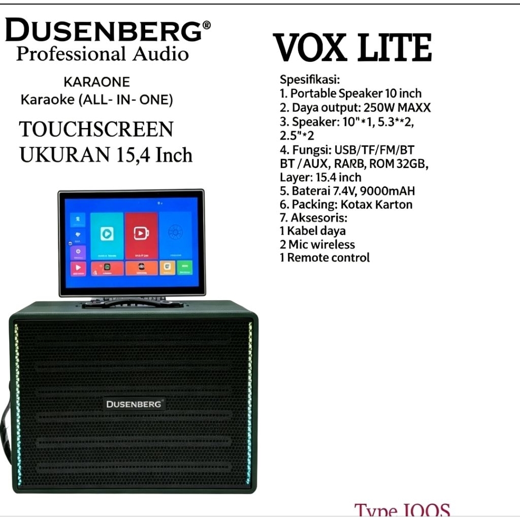SPEAKER DUSENBERG VOX LITE.