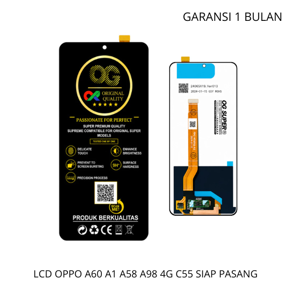Lcd Oppo A60 / Oppo A3X / Realme C65 Fullset Touchscreen