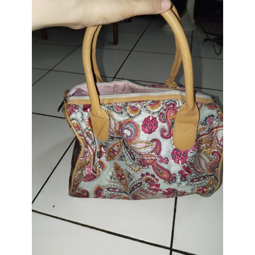 Tas Speedy Motif Bunga Preloved
