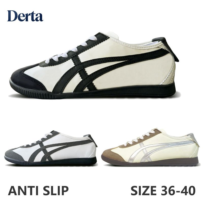 Derta Sepatu Sneakers Olahraga Wanita Tiger Sport Shoes Casual Ringan Sepatu Sekolah Back To School 