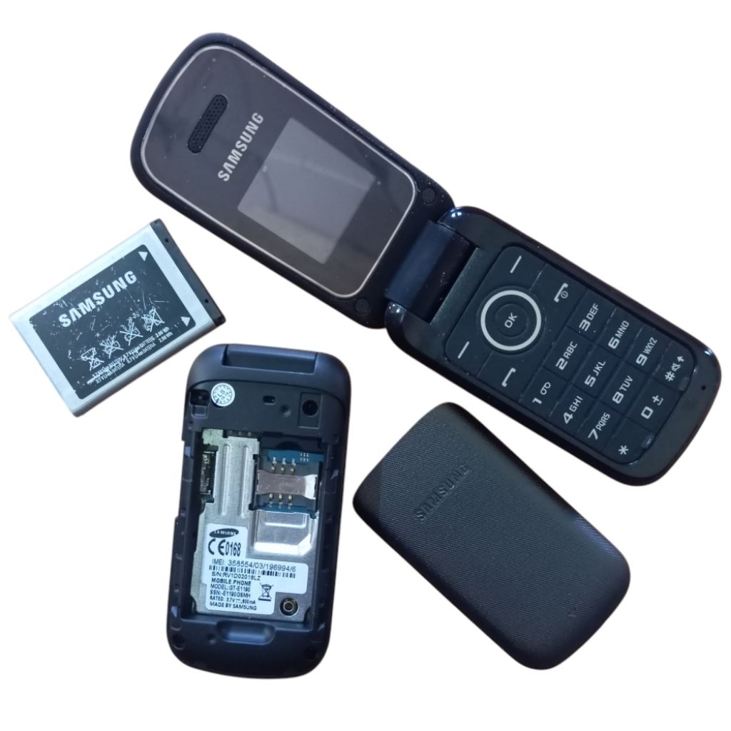 SAMSUNG LIPAT SINGLE SIM GT-E1195 NORMAL SECOND