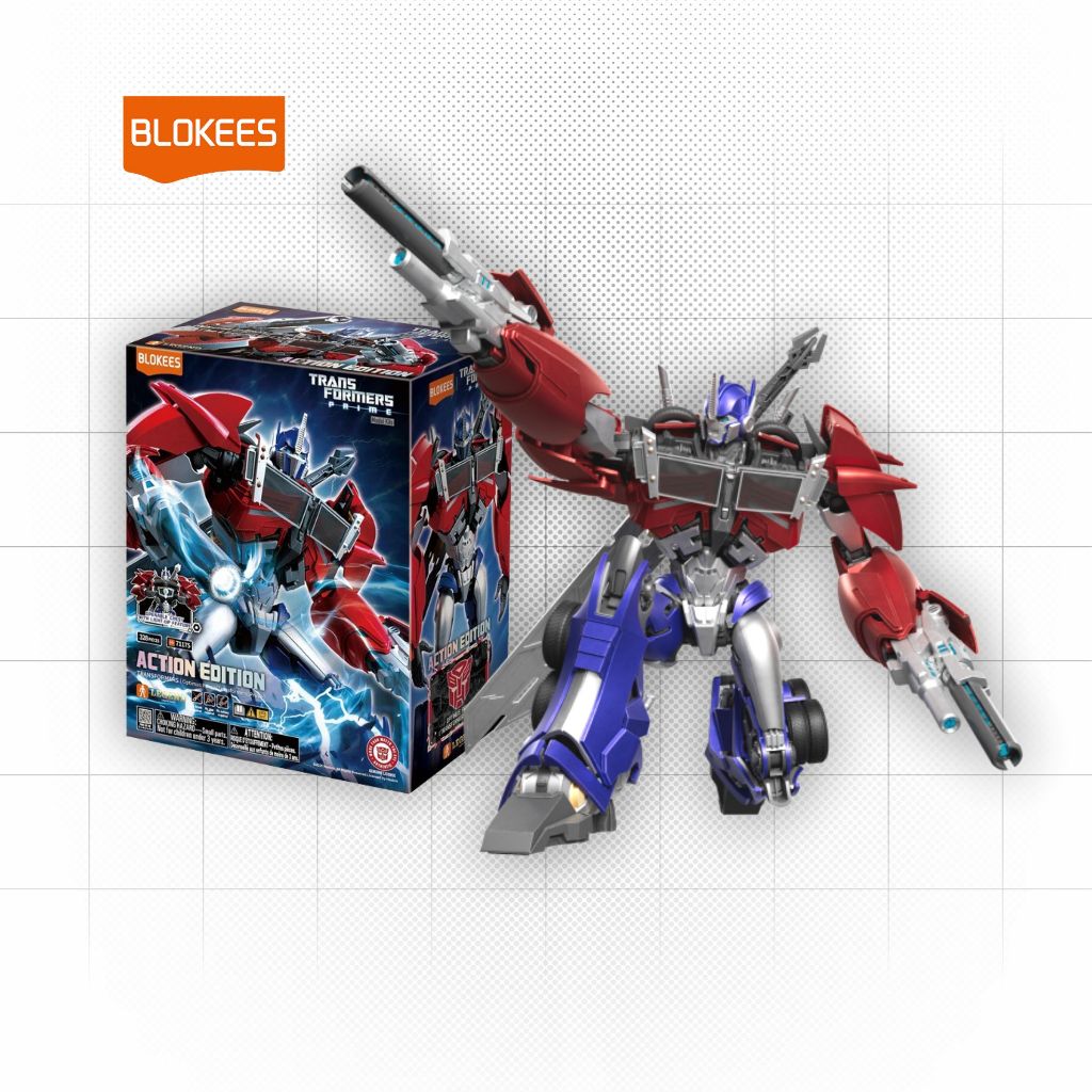 Blokees Action Edition Transformers Prime Action Edition 06 Model Kit Mokit Action Figure