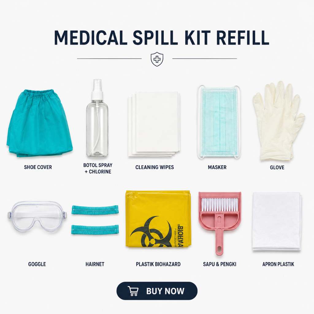 REFILL ONEBIZ SPILL KIT MEDICAL/SPILL KIT STERIL/SPILL KIT RUMAH SAKIT MEDIS