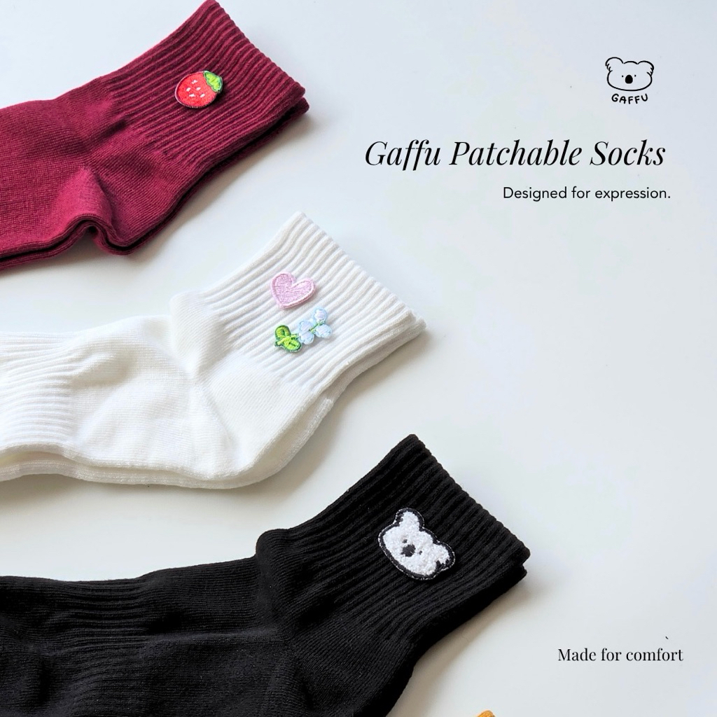 Gaffu | Custom Socks | Custom Embroidered Socks | Patch Socks | Kaos Kaki Bordir Custom | Kaos Kaki 