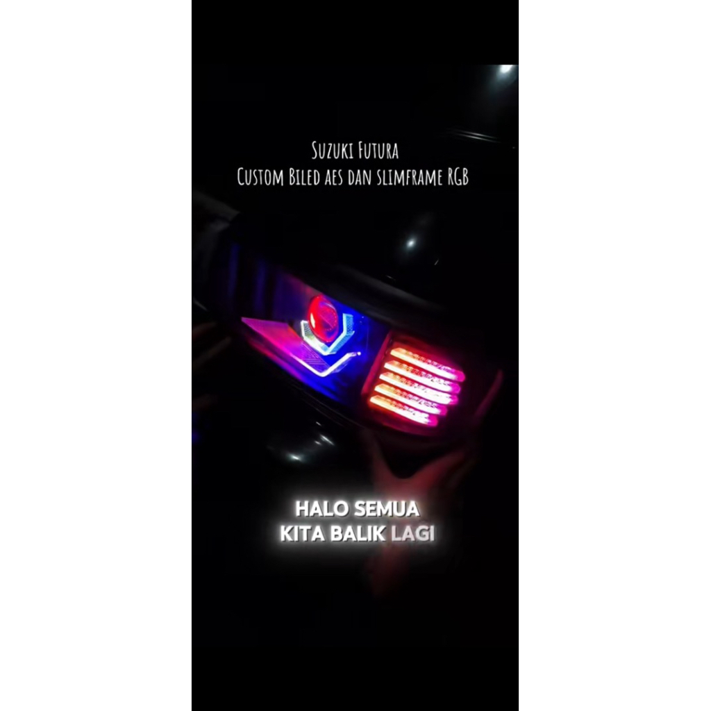 FULLSET HEADLAMP FUTURA CUSTOM BILED SF RGB